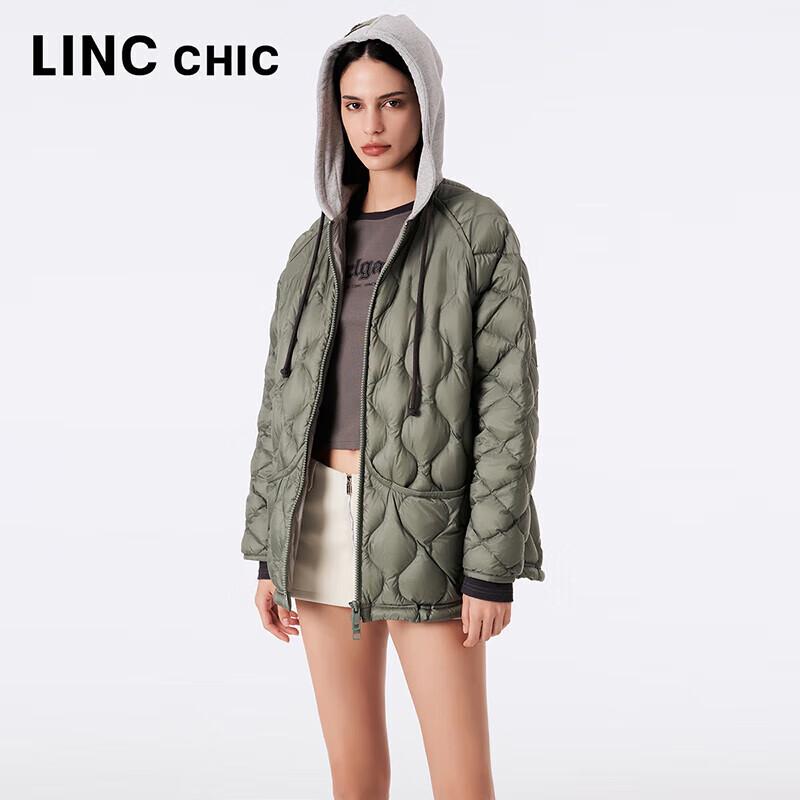 Jinyujie Women's Lightweight Hooded Down Jacket