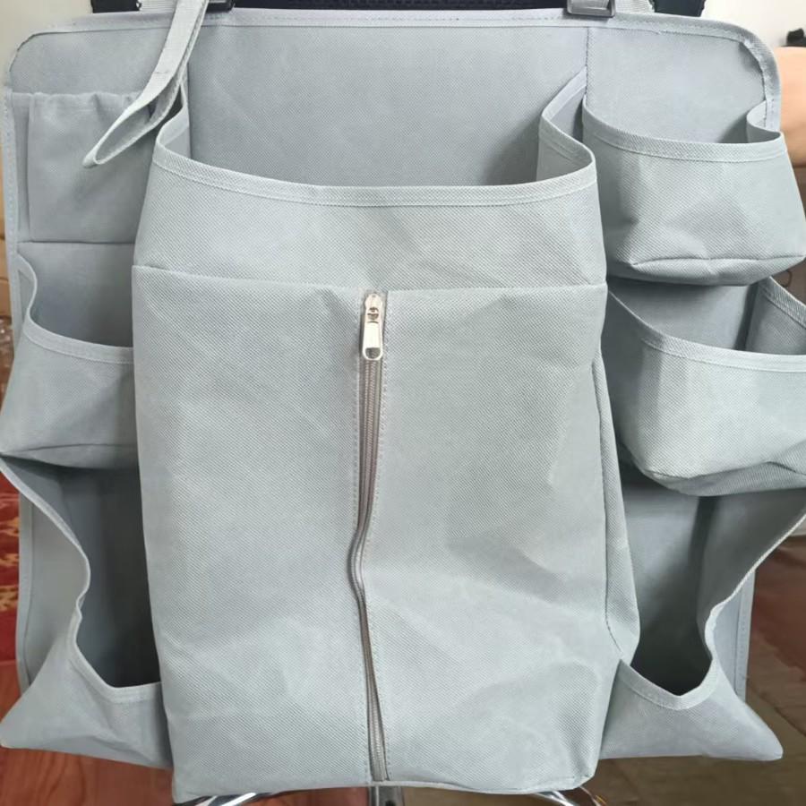 Bolsa de Armazenamento Suspensa para Berço de Bebê Dobrável - Organizador de Grande Capacidade