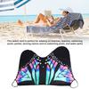 Beach Swimwear Cover Up Butterfly Pattern Comfortable Breathable Stylish Bikini Cover Up Blue