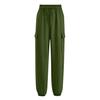 Women's Fashion Drawstring Sports Work Pants Loose Color Casual Pants