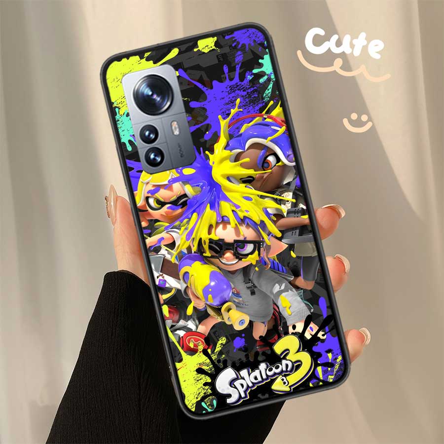 Game S-Splatoons Clear Phone For Xiaomi Poco X7 X6 X5 F6 F5 F7 Mi 14 Ultra 15 13 12 12X 12T 11T 10T Pro 11i 10 Lite Cover Case T