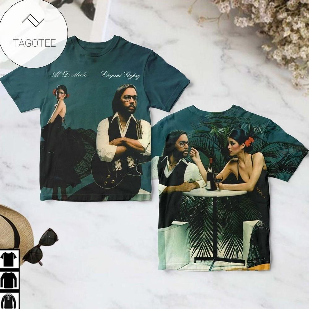 Al Di Meola Elegant Gypsy Album Cover AOP T Shirt Unisex S-5XL Unisex T-Shirt L