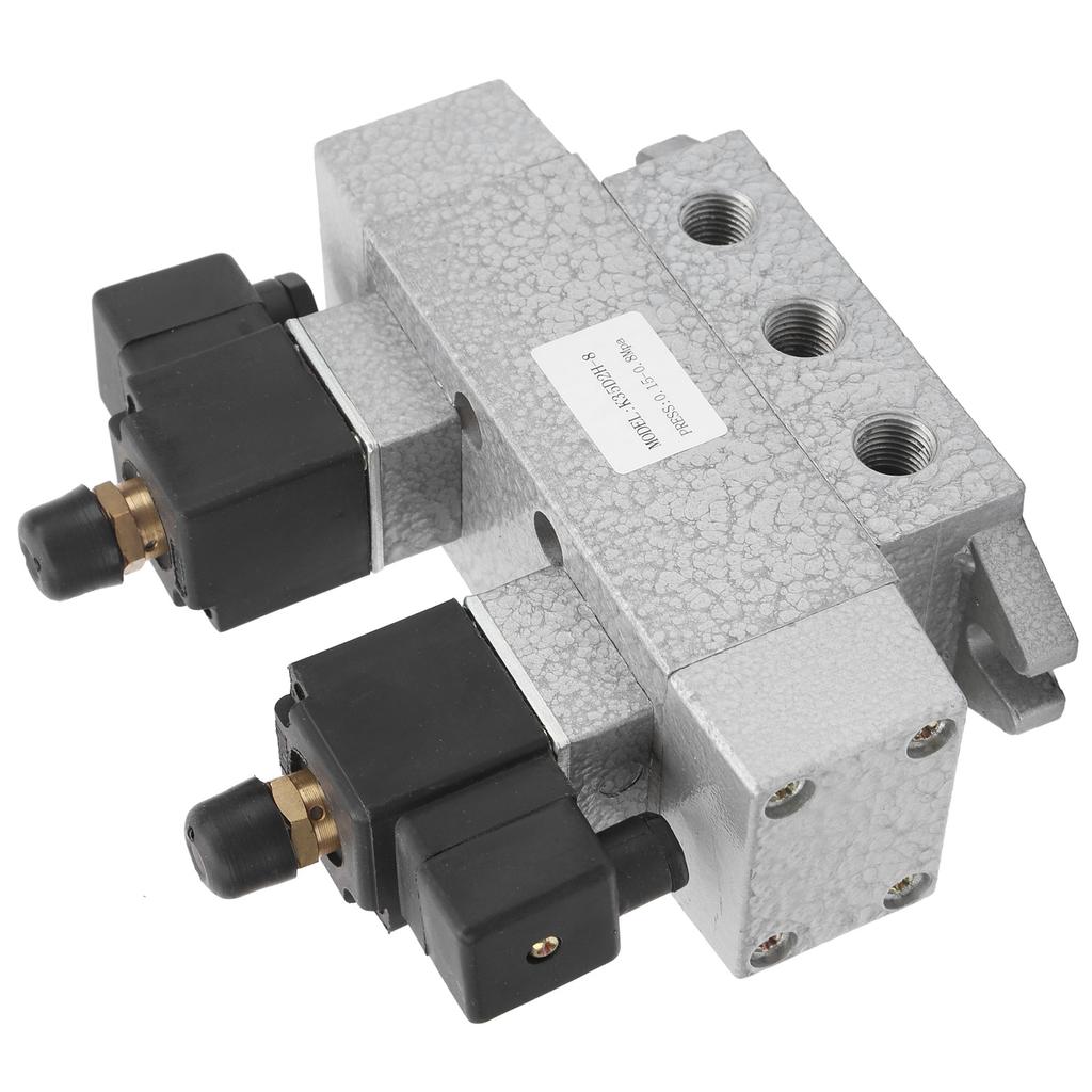 Pneumatic Solenoid Valve 3 Position 5 Way Electric Controller G1 4in K35D2H 8 8HzAC220V