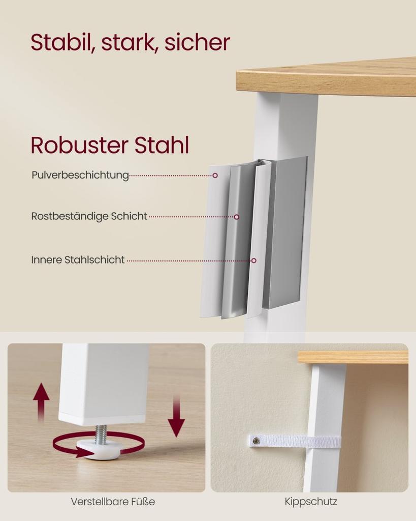 Narożna półka, 4-poziomowa półka narożna, półka drabin