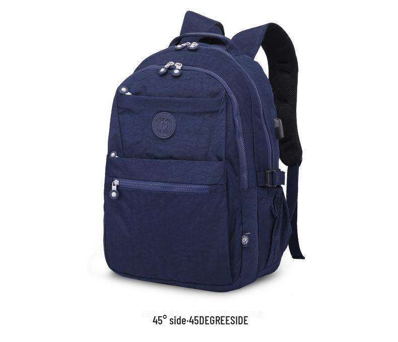 Unisex Minimalist Multi-pocket Padded Backpack for Laptop and Travel
