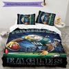 Philadelphia 3-teiliges Bettwäsche-Set Bettbezug Verschluss Enthält 1 Bettbezug & 2 Kissenbezüge für Alle Jahreszeiten Schlafzimmer Zuhause Wohnheim Dekor