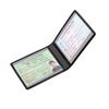 JEVI Top-Grain Leather Driver's License Holder