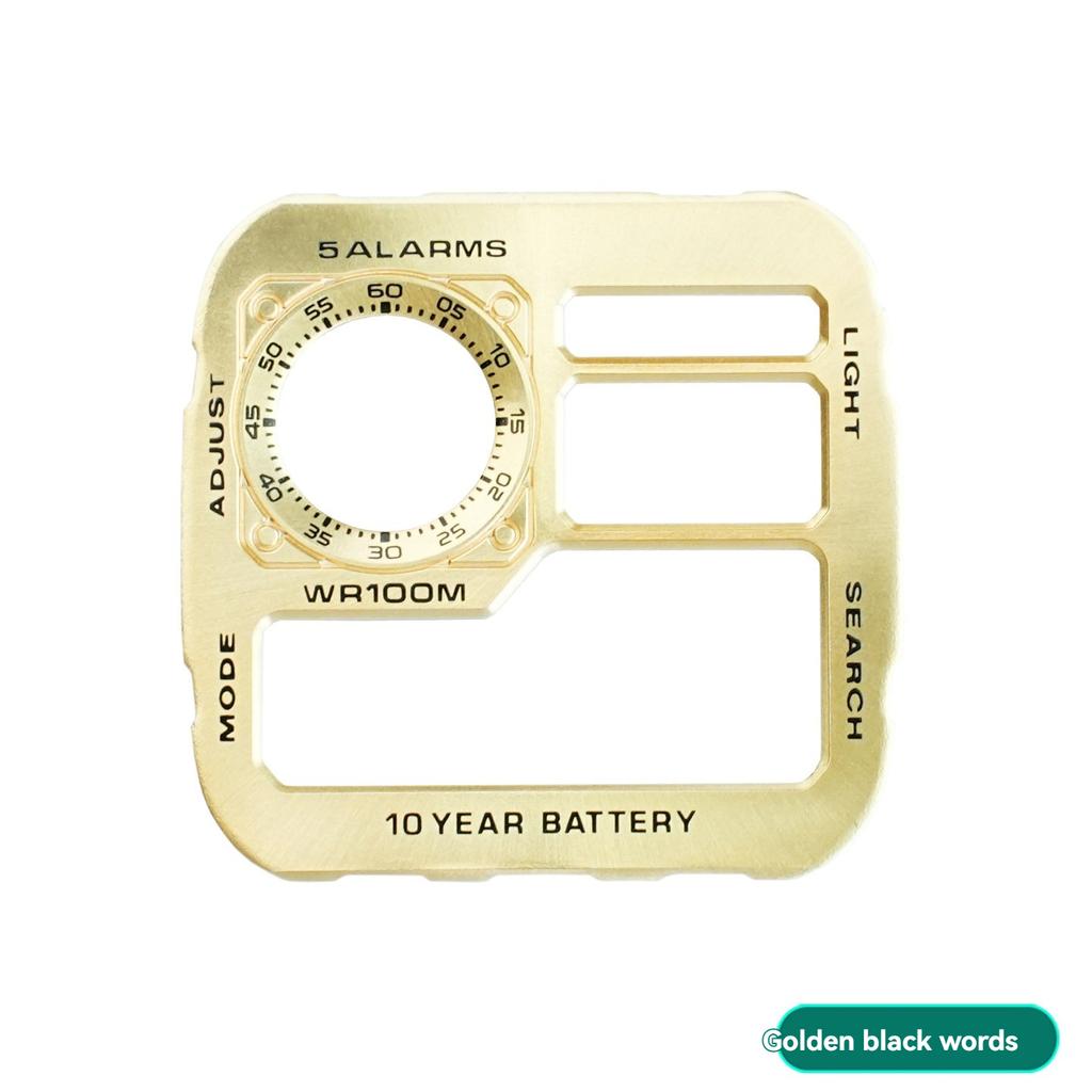 Voor Casio AE1200 AE-1200 Metalen Horlogeband Koperkleurige Metalen Wijzerplaat Hoge Kwaliteit Gepersonaliseerd Modificatie 3299 AE-1200wh Sunray Metalen Wijzerplaat