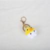 Creative Cute Small Animal Knitting Keychain Pendant Car Bag Decoration Funny Handmade Crochet Doll Ornaments Girls Gifts