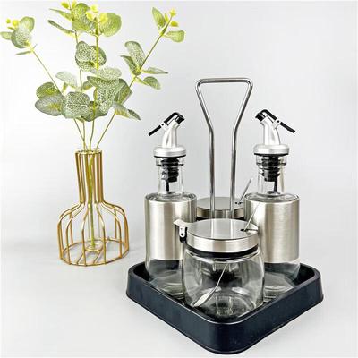 COKRSUPE Commercial Restaurant Condiment & Spice Storage Set