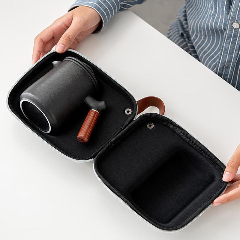 Zhuijia Portable Ceramic Kung Fu Travel Tea Set