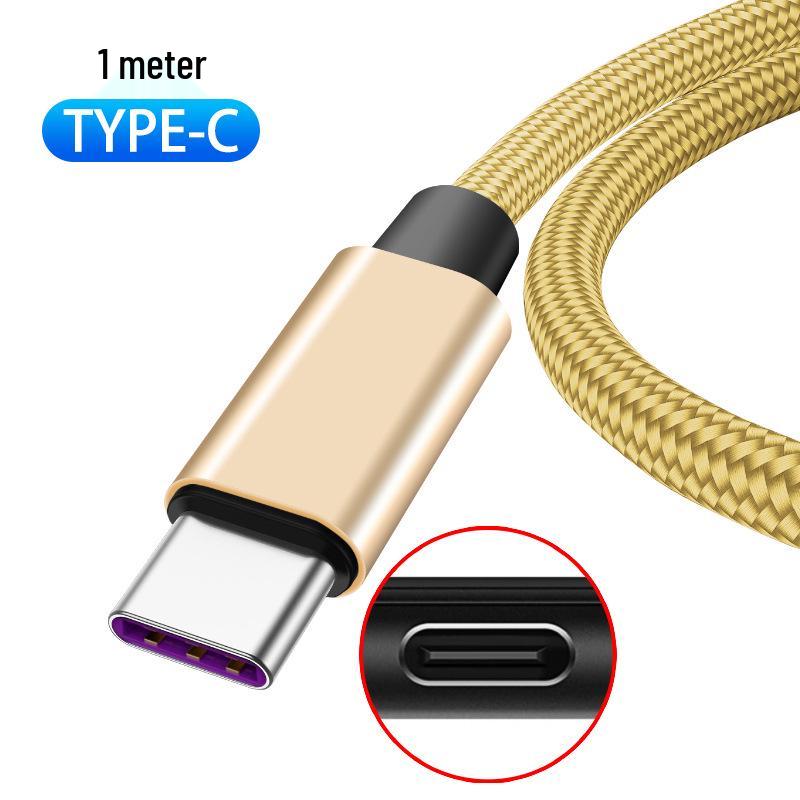3M Nylon Braided Fast Charging Cable for Apple, Android, Huawei, Type-C Devices