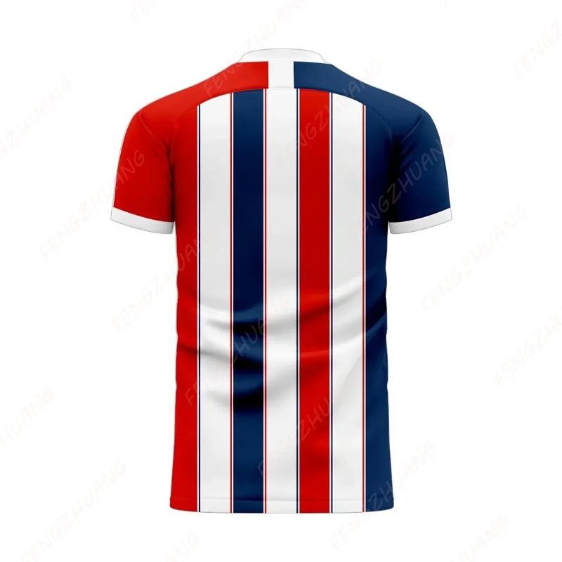 William II Home Concept 3D Printed Jersey Outdoor Sweat-Absorbing Quick-Dry Football Shirt Summer Classic Casual Loose T-Shirt