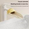 1Pc Faucet Extender, Splash-Proof, Kitchen & Bathroom Faucet Extender, Cute Cartoon Water Guide Trough