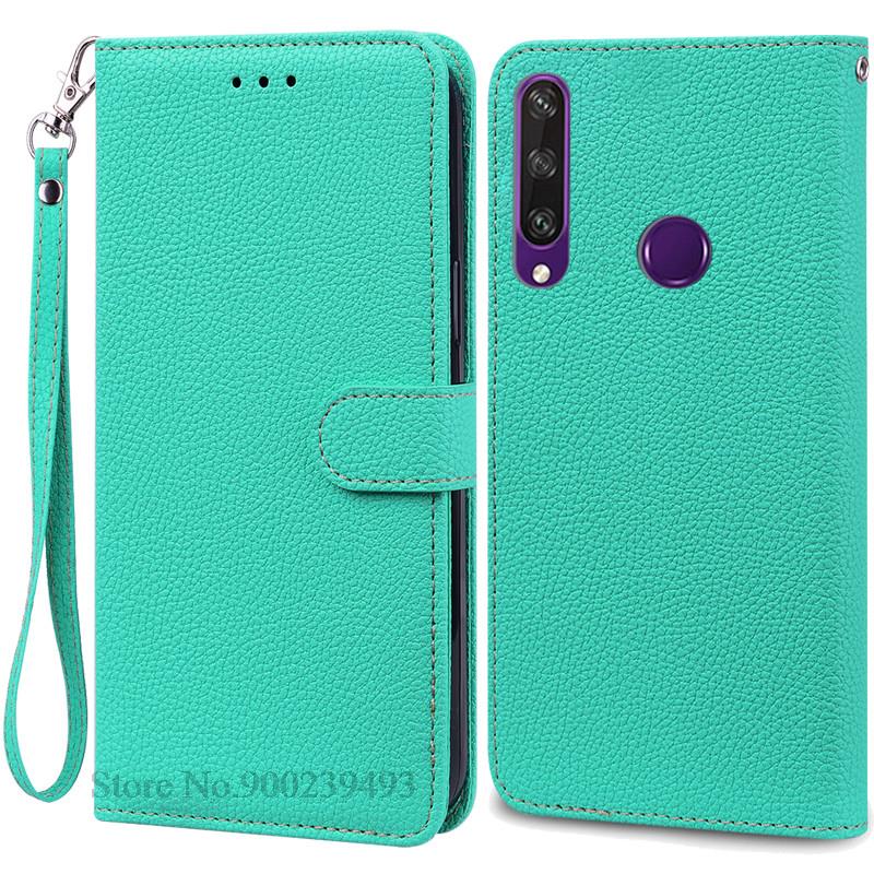 Pro pouzdro Huawei Y6P Kožené peněženkové vyklápěcí pouzdro Pro pouzdro Huawei Y6p MED-LX9N Měkký plný kryt Coque Fundas pro pouzdro Huawei Y6P
