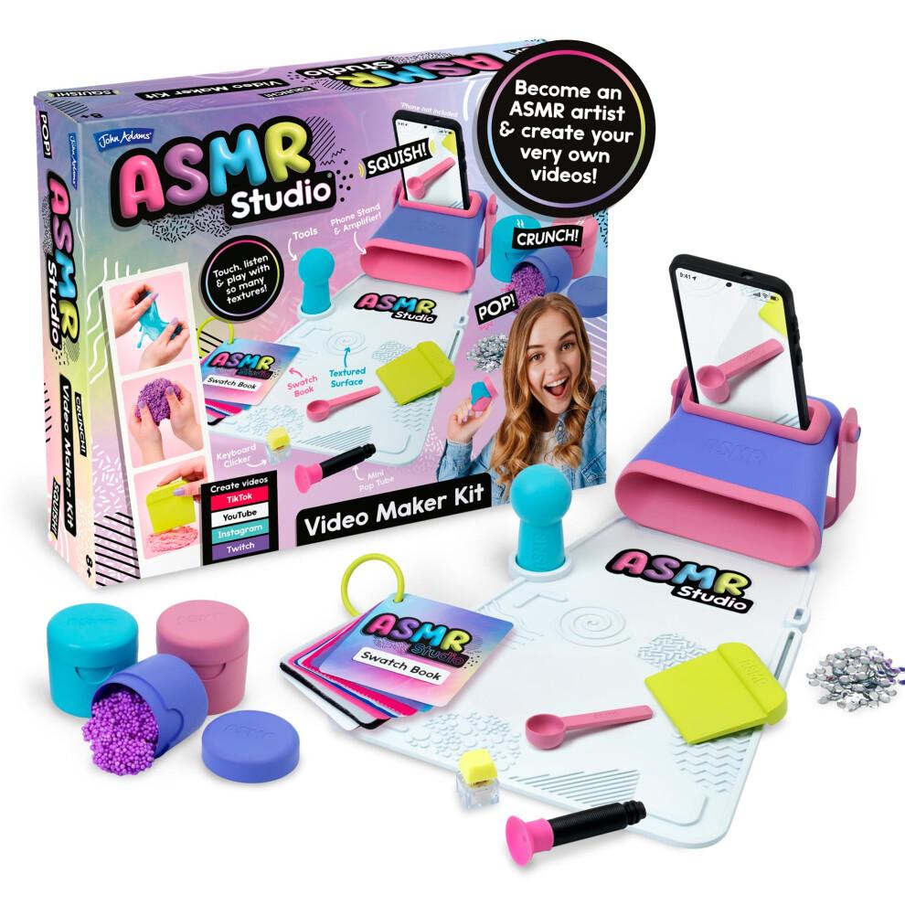 Kit per la Creazione di Video ASMR John Adams | Crea i Tuoi Video ASMR | Crea, Registra e Condividi Suoni Sensoriali Soddisfacenti e da Brivido | Età 8+ | Ottimo