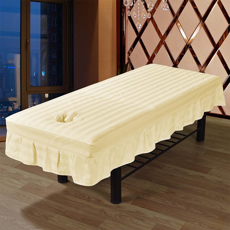 SPA Treatment Massage Table Bed Cover Physiotherapy Beauty Salon Mattress Sheet With Face Hole Bedspread Cover Bed Sheet
