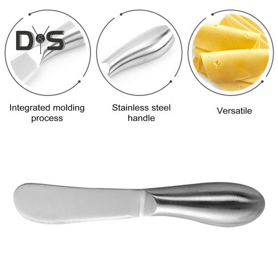 Stainless Steel Cheese Cutter Butter Jam Spreader Cream Cutter Utensil Multifunctional Bread Slicer Kitchen Gadget for Charcuterie Boards