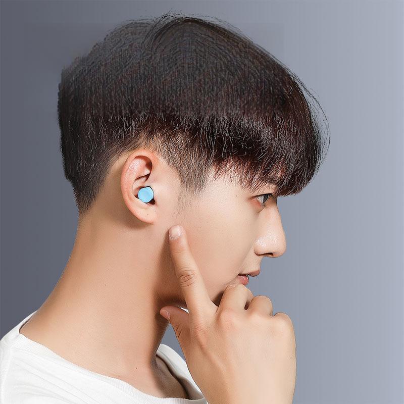 Støyreduserende skumørepropper for søvn, studier og snorkereduksjon – Supermyke ørepropper for voksne (4/10-delt sett)