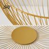 Luxury Dining Table Decor Household Fruit Plate Thickened Iron Bowl with Large-Capacity Draining Design for Elegant Kitchen Holder Counter Anti-Rust