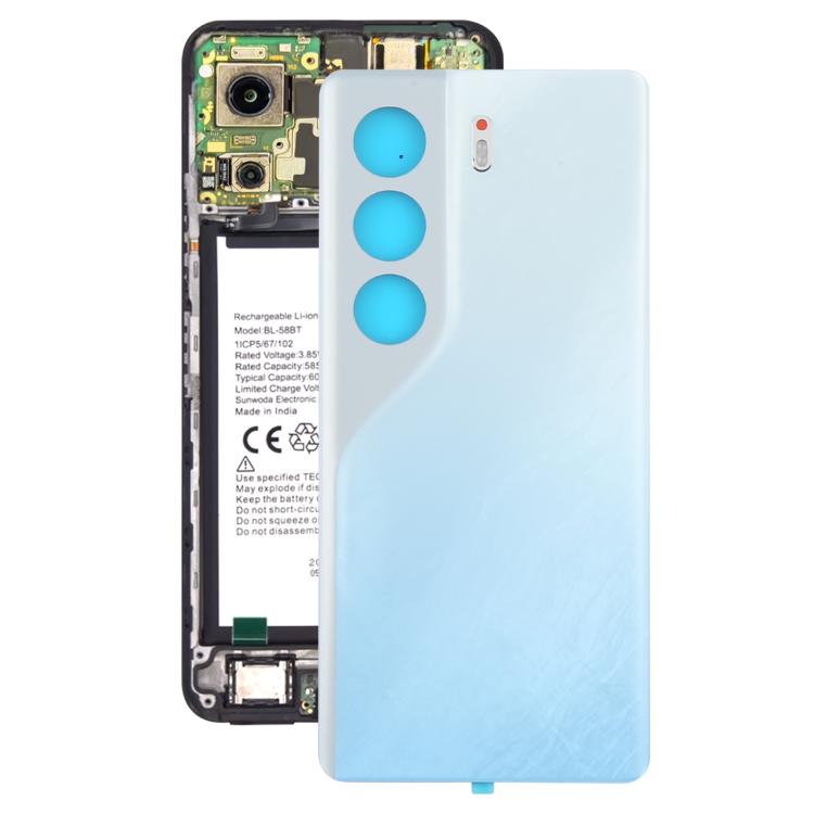 

For Tecno Camon 40 Pro 5G CM7 Original Back Cover білий