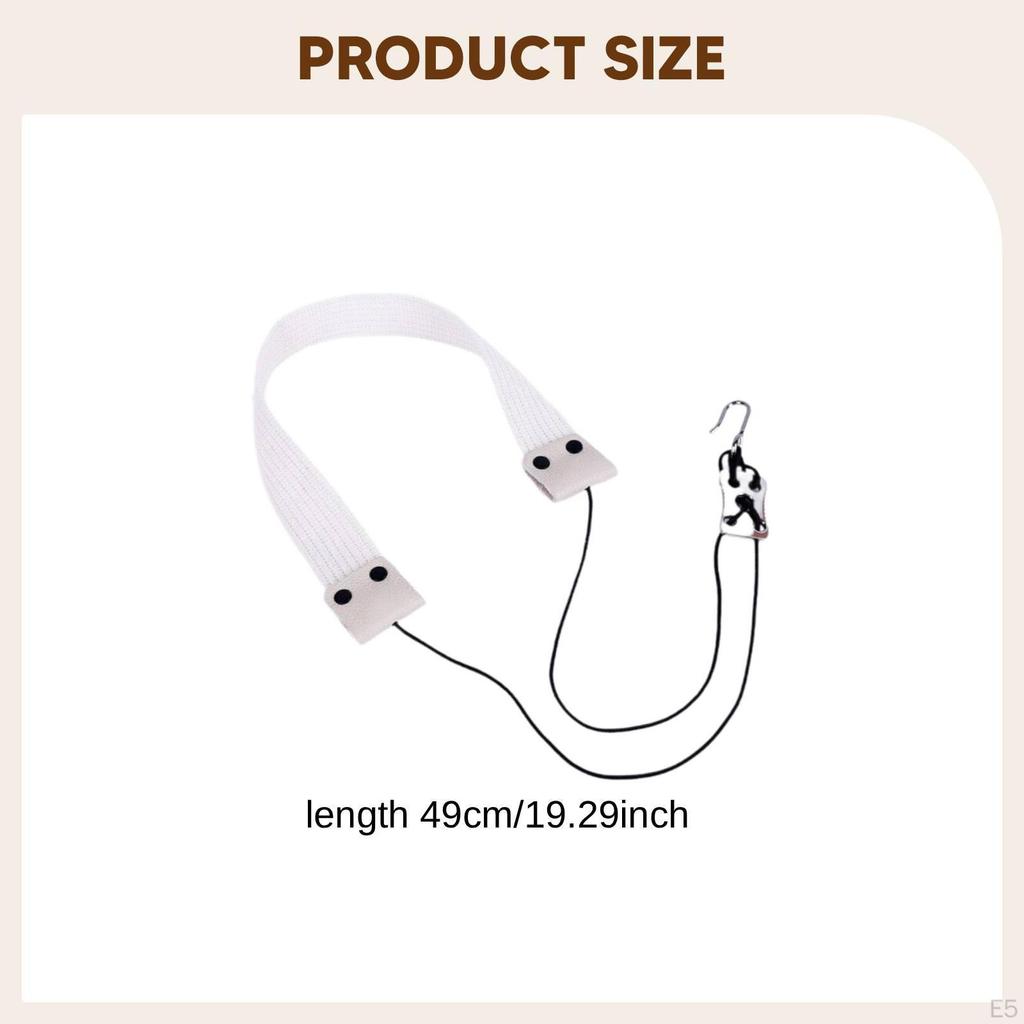 A Fashionable, Padded, And Adjustable Universal Neck Strap for Baritone Saxophone Stage