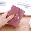 IELGY Peach Heart Short Korean Style Small Fresh Wallet for Women