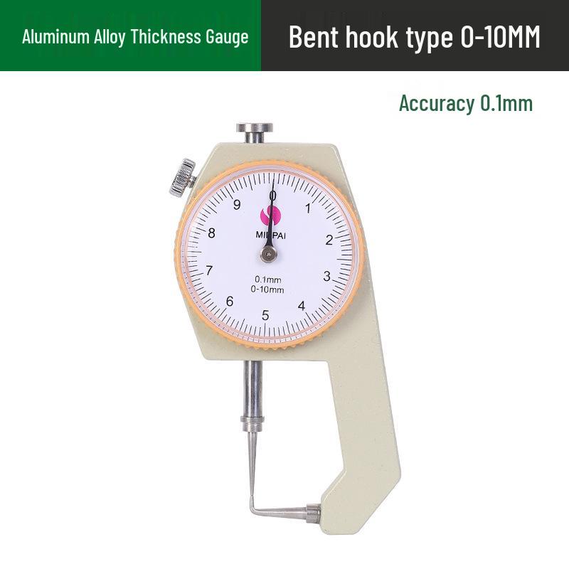 High Precision Digital Micrometer: Steel Pipe & Flat/Bent Pointed Head Thickness Gauge