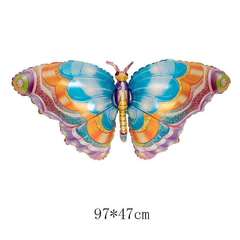 Large Butterfly Aluminum Foil Balloons Butterfly Helium Air Globos Birthday Party Decorations Baby Shower Kids Toy Photo Props 5