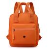 Nylon Backpack Women's Schoolbag Solid Color Small Handbag Travel Lightweight Backpack