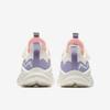 Anta Kids Synthetic Leather Fabric Trendy Versatile Lightweight Shock Absorption Low-Top Running Shoes Kids Sneakers White Pink Purple A22445577N-1