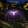 Solar Jellyfish Fiber Optic Lamp: Outdoor Waterproof Landscape and Garden Decoration with Seven-Color LED.