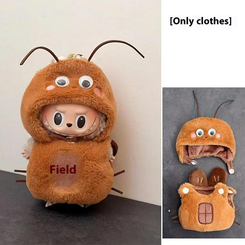 17cm Doll Clothes Cute Dolls Outfit Accessories for Plush Toys/Figures (No Doll)