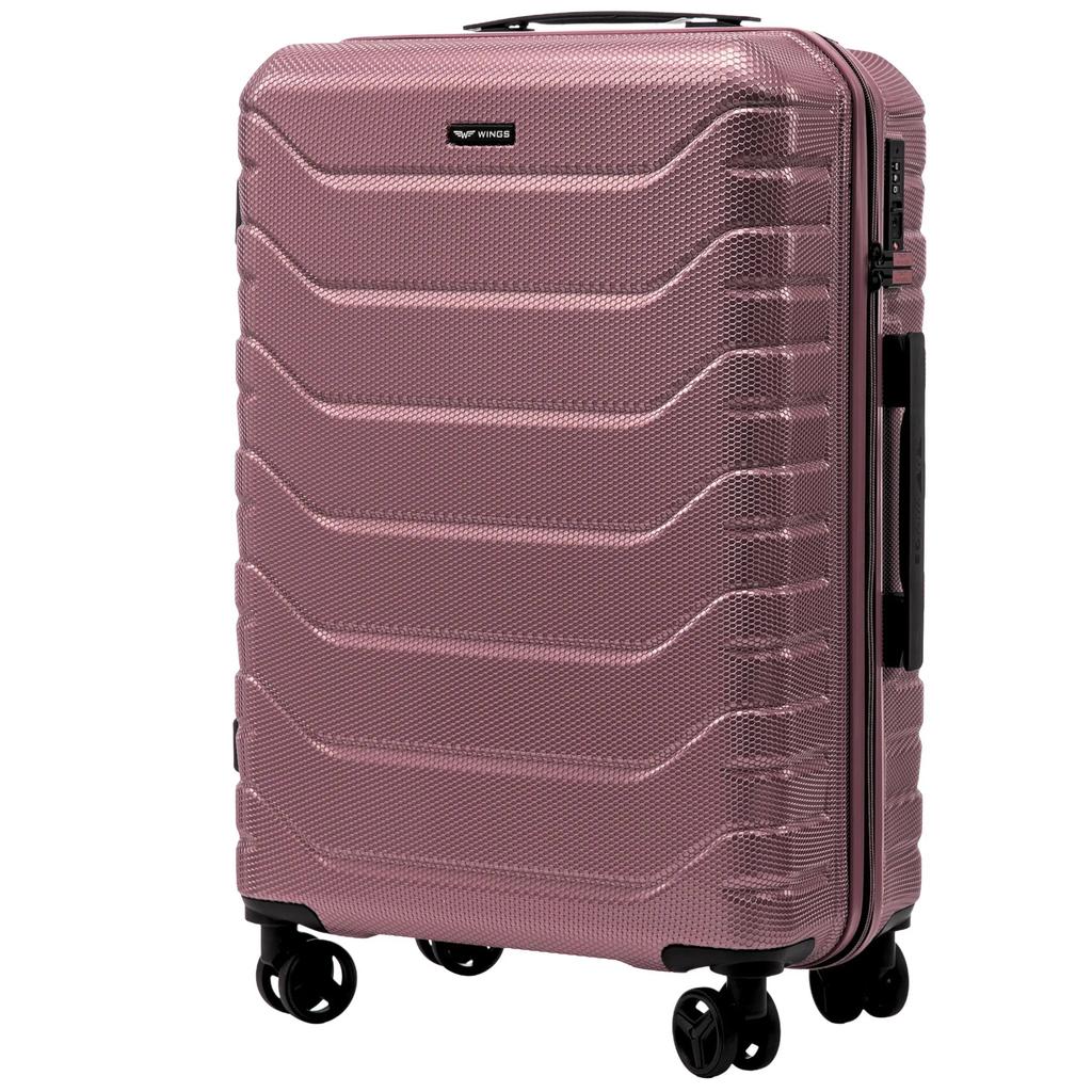 Set of 4 Wings Crake Suitcases // + Rose Gold Trunk