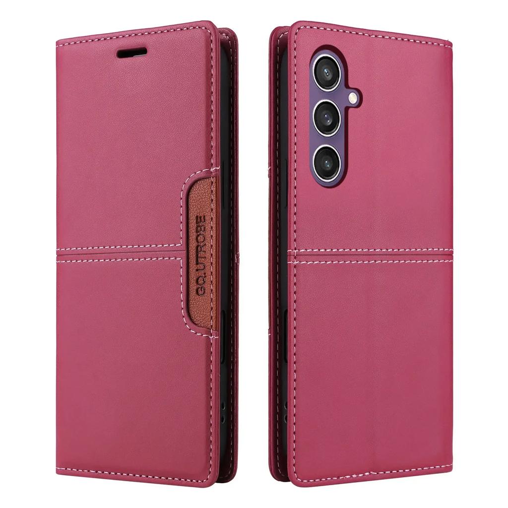 Flip Wallet with Card Holder Phone Case for Samsung Galaxy S25 S24 FE S23 S22 S21 S20 S10 Plus Note 20 Ultra Leather Stand Cover