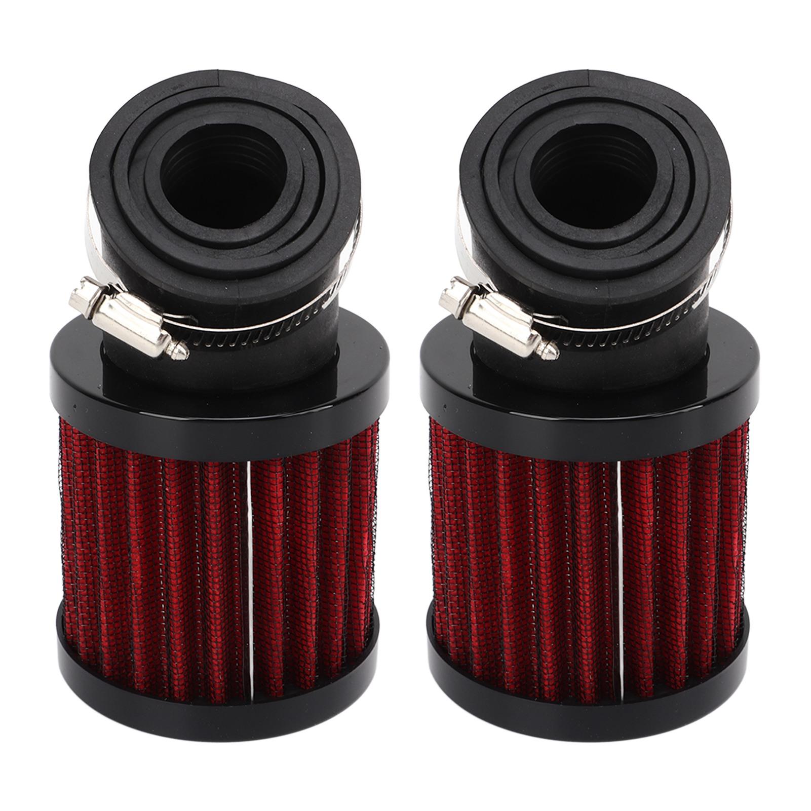 

Motorcycle Air Filter Bend 45 Degree Replacement for GPZ1100 KZ1000 POLICE KZ1000A KZ1000E KZ1000D KZ900A KZ900B LTD Black Red