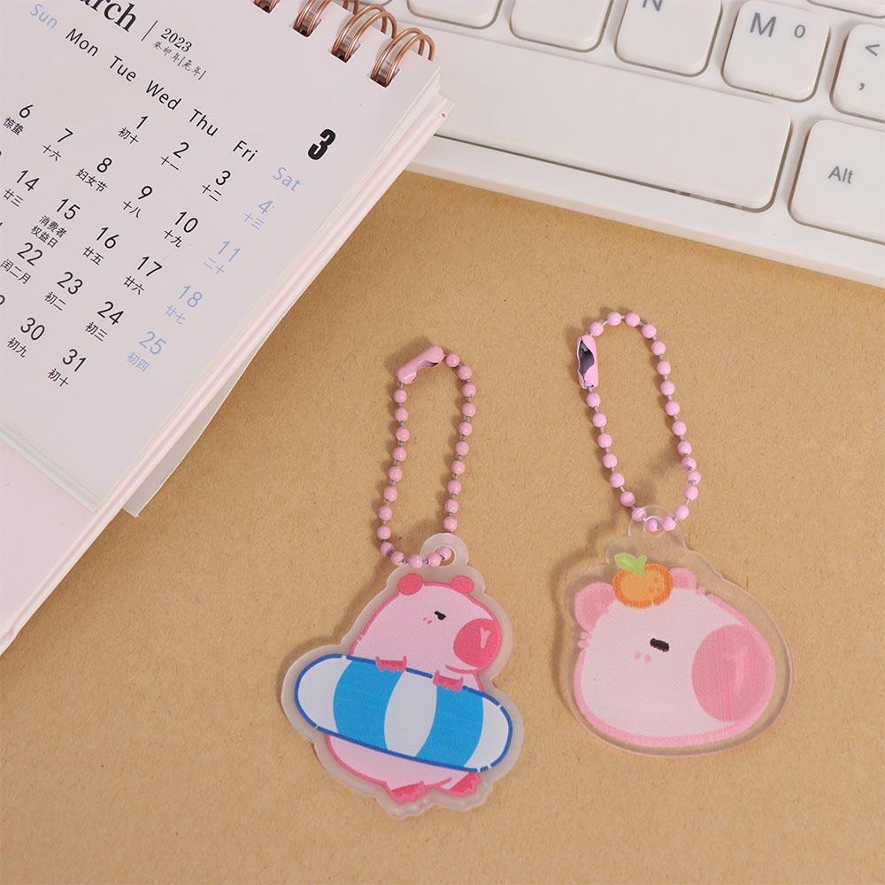 Capybara Capibara Bag Hanging Acrylic Kapibara Pendant  Backpack Decor