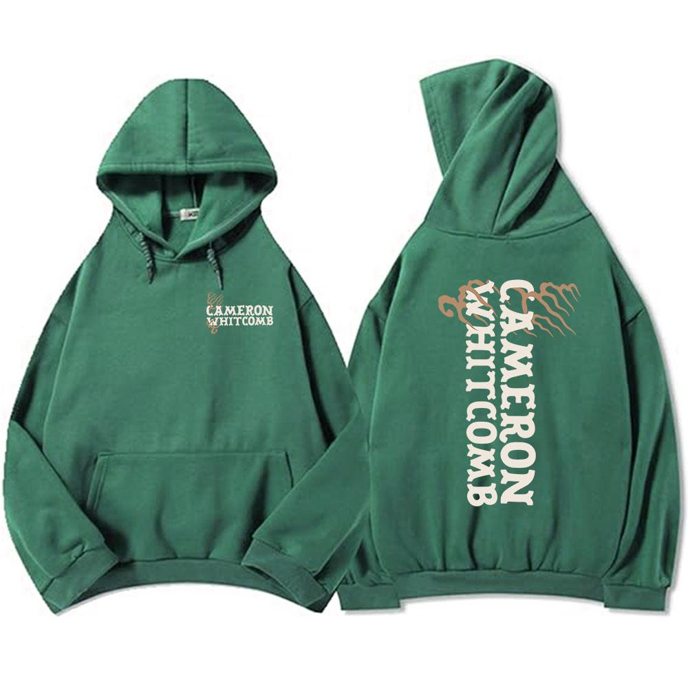 CAMERON WHITCOMB Logo Hoodie Fleece Langarm Kapuzenpullover Grafik Merch Unisex Streetwear Locker Lässig Herren/Damen Hoodie S