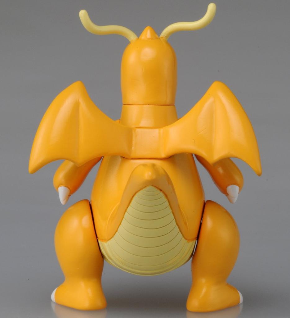 Metacolle Pokemon Dragonite Approximately 78mm Die-cast Painted Movable Figure
