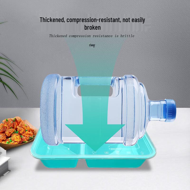 JINMEIHEWANG 4+1 Fach Einweg-Essensboxen