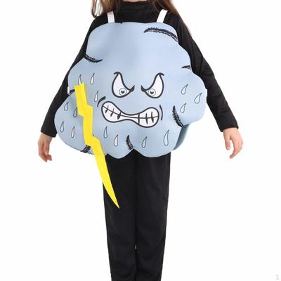 Kinder Gewitterkostüm Cosplay Kleidung Süßes Outfit zum Verkleiden Themenparty