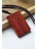 Indonesian Rosewood & Blood Sandalwood Peace Amulet Car Pendant for Men & Women