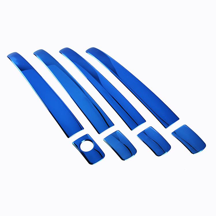 

FUNDUOO для Toyota Voxy/Porte/Sienta/Noah 2011 2012 2013 2014 2015 2016 Автомобильная дверная ручка Накладка Наклейка синий