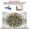 Colorful DNA Science Backdrop, STEM Education Classroom Photography Background