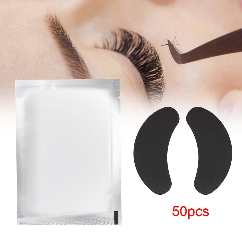 50pcs False Eyelash Grafting Isolation Pad Eyelash Extension Patch Cosmetic Tool