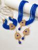 Retro Classic Hollow Rhinestone Inlaid Necklace Fashion Temperament Light Luxury High Sense Bracelet Set