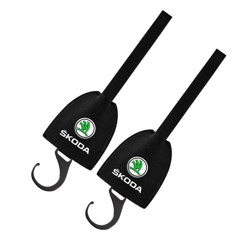 

Органайзеры для салона автомобиля Крючки Крючок на спинку сиденья автомобиля Подголовник Вешалка Для Skoda Octavia Superb Rapid Kodiaq Karoq Fabia Kamiq Roomster Citigo