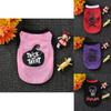 Pet Dog Halloween Skull Printed Cotton Vest Shirt Stylish Puppy Cat Clothes Apparel