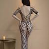 Women Sexy Plus Size Open Crotch One Piece Bodystocking Intimate Lingerie