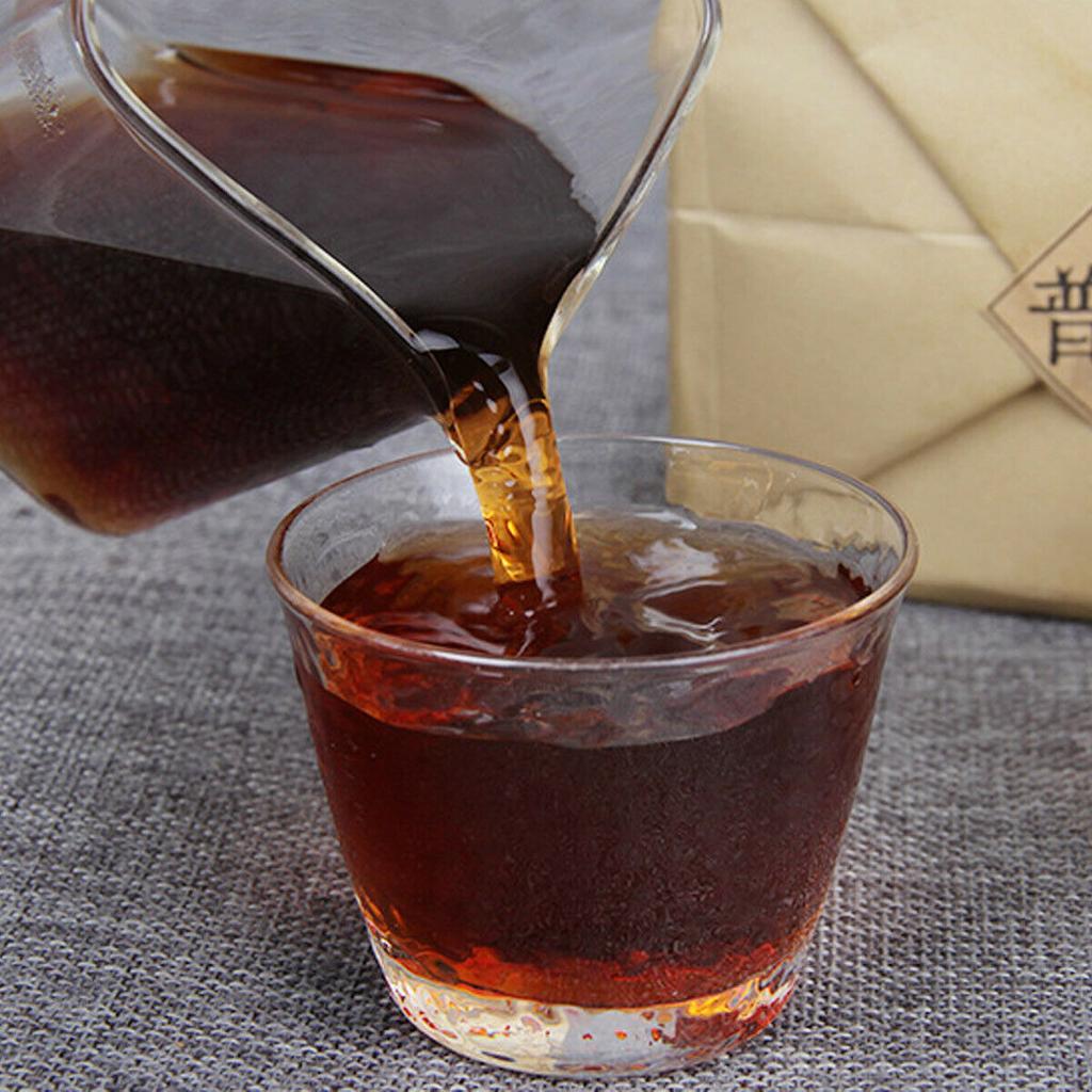 Puerh-Tee, reifer Ziegeltee, schwarzer Tee, isländischer alter Baum, Yunnan-Puer-Ziegeltee